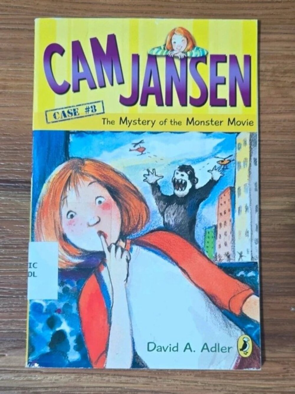 Cam Jansen: Mystery of the Monster Movie #8 by David A. Adler, PB 2004, Juvenile